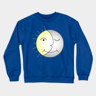 Lispe Sun Sleepy Moon Crewneck Sweatshirt